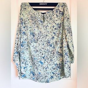 Talbots Floral Blouse Top NWOT